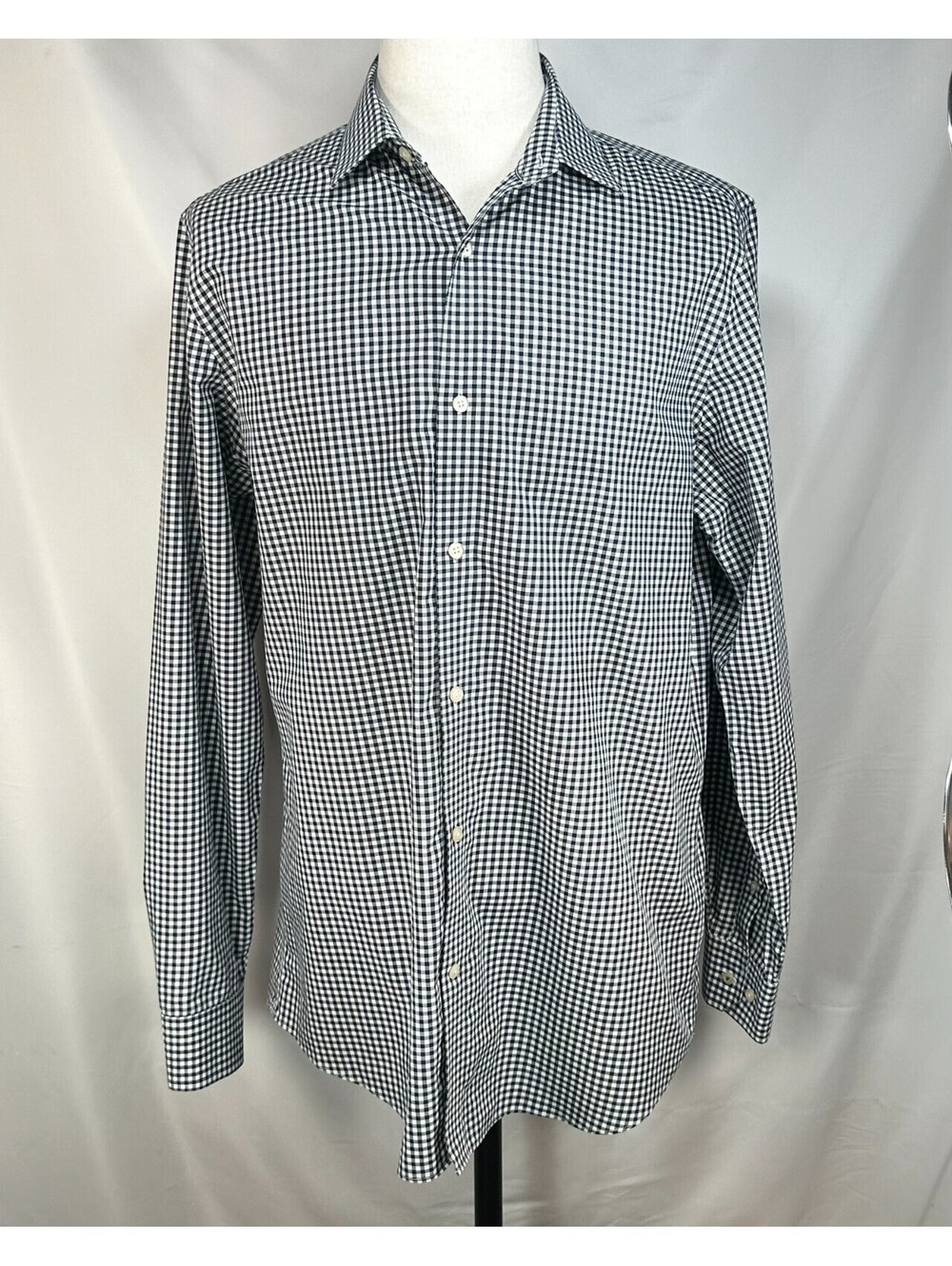 Banana Republic Camden Stretch Non-Iron Button Up Blue Men L